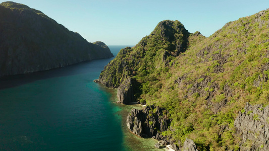 热带岛屿ElnidoPalawanphilippines视频