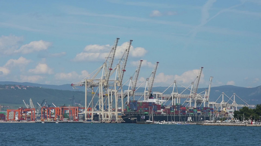 科佩尔商业港口视频