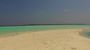 美丽海岸海滩之旅的空旷风景12秒视频