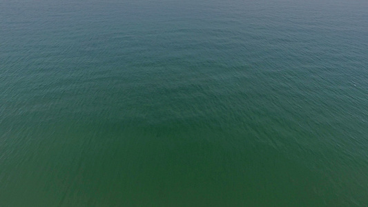 白绿海洋片段视频
