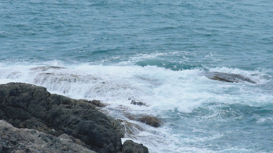 印度洋海岸波浪视频