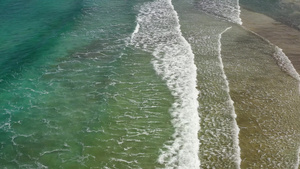 海浪的顶部视图16秒视频