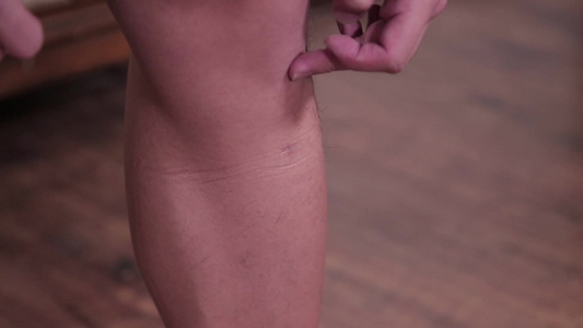 下肢膝盖穴位膝关节半月板 视频