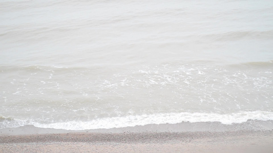 海滩上的海浪视频