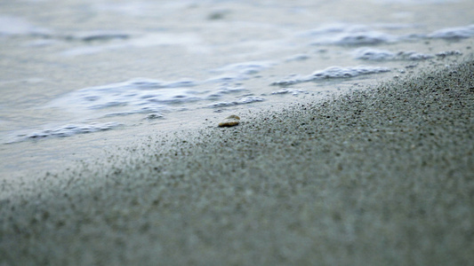 沙沙沙滩和海浪视频