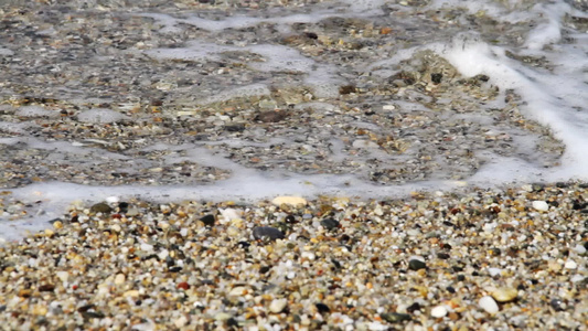 海中沙滩海浪视频