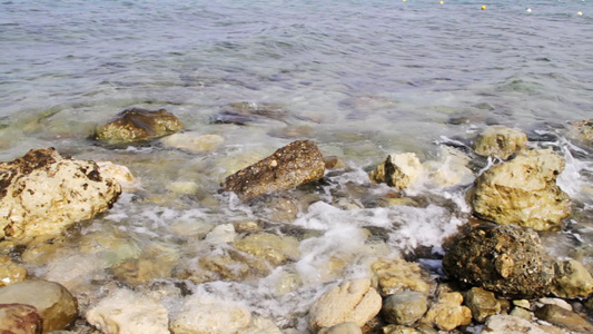 海中沙滩海浪视频