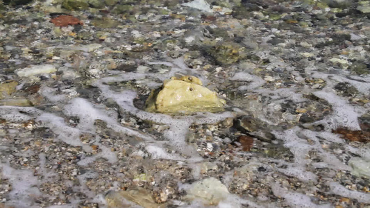 海中沙滩海浪视频