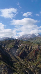 新疆特殊地貌航拍视频