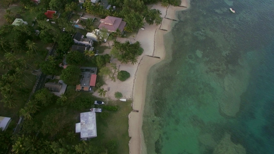 以沙滩和开阔的印度洋水毛里地岛为代表的海观海岸视频