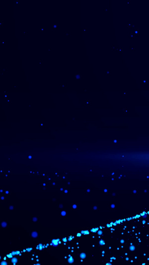 梦幻唯美蓝色粒子河流发布会30秒视频