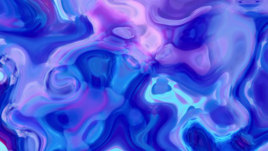 带有波浪的抽象蓝色梯度背景视频