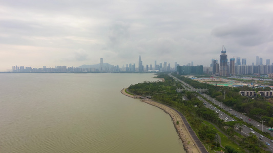 南山区城市和海湾公园中华空射无人驾驶飞机超时时间过长视频