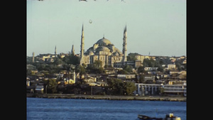 1979年伊斯坦布尔的清真寺23秒视频