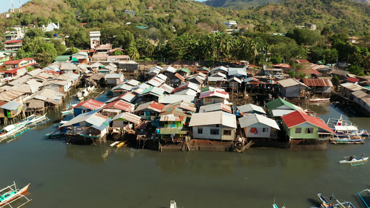 水上渔民住房菲利平巴勒旺视频