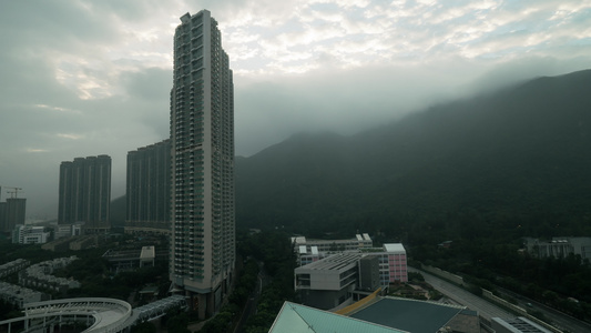 香港恶劣天气的过错视频