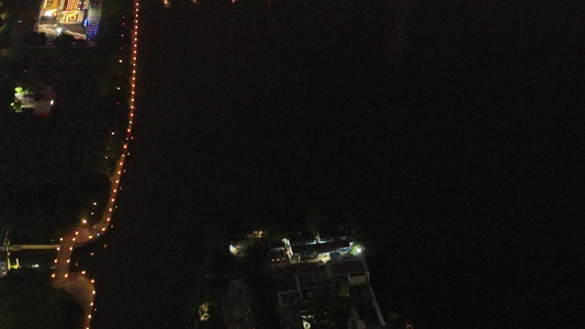 4k广州夜景航拍视频