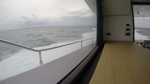 船在海上航行的风景11秒视频