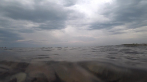 摄像头沉浸在湖水中18秒视频