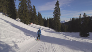 高级滑雪员12秒视频