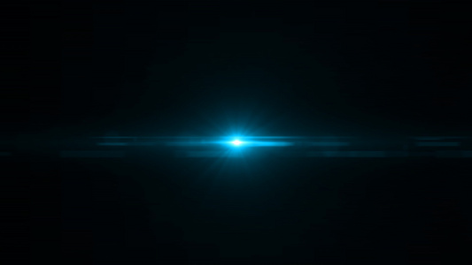 蓝色粒子光线元素带透明度通道视频