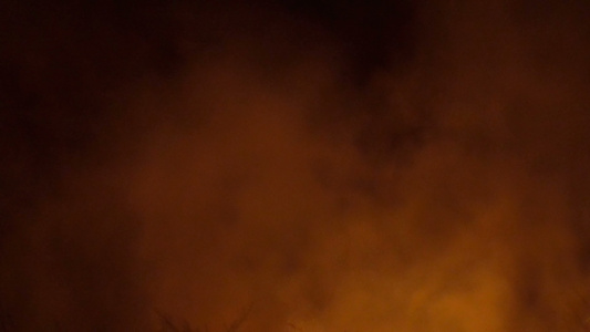 在朱恩旱季烧毁了几公顷松树的林火和森林火灾视频