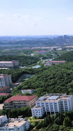 航拍南京师范大学校园环境21137秒视频