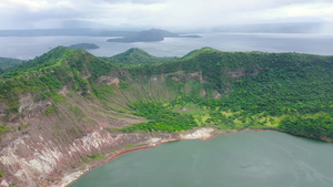 塔尔火山的湖19秒视频