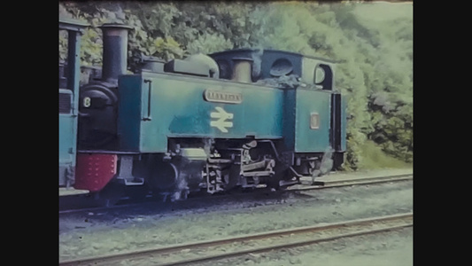 1965年统一王国60年代的历史列车视频