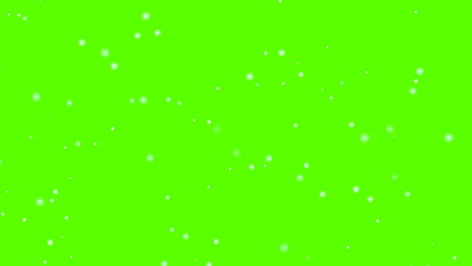 下雪和软风效应绿屏视频