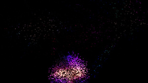 烟花灯光抽象颜色粒子4k10秒视频