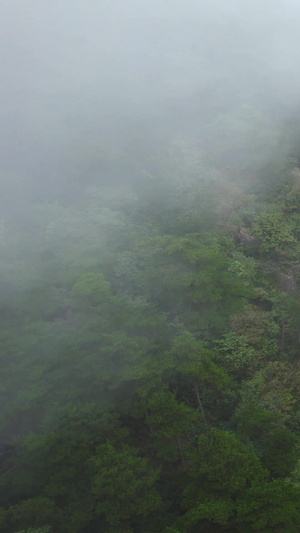 航拍5A安徽安庆天柱山风景区高奔台景点视频大自然57秒视频