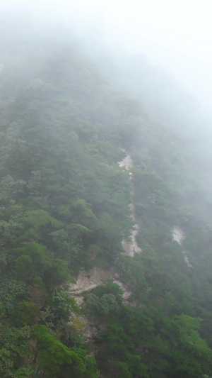 航拍5A安徽安庆天柱山风景区高奔台景点视频花岗岩地貌57秒视频