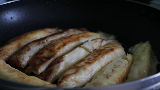 烤煎饼的炉子关闭视频