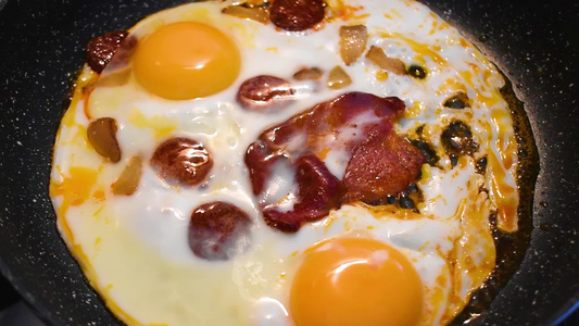 煎鸡蛋蛋卷视频