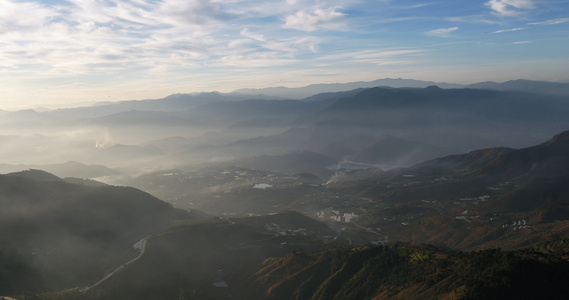 川西高山大景航拍视频