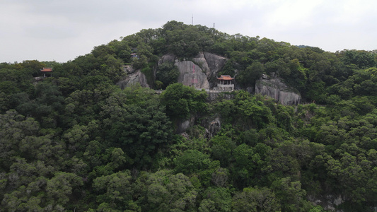 航拍福建泉州清源山5A景区视频