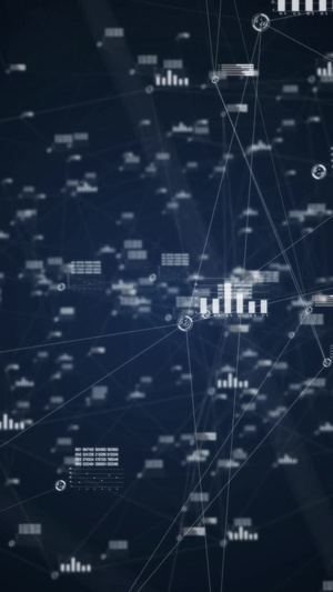 数据金融背景视频14秒视频