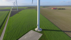 在农田领域的新能源风力涡轮机41秒视频