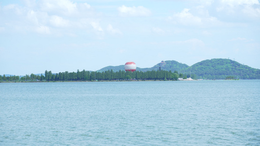 武汉东湖风景区楚风园风景视频