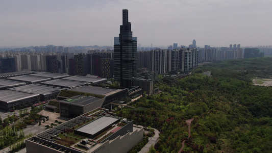 贵州贵阳城市高楼建筑航拍视频