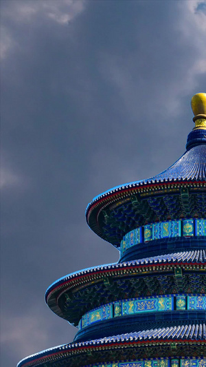 北京天坛背景视频视频素材15秒视频