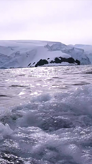 南极大陆风光大冰块5秒视频