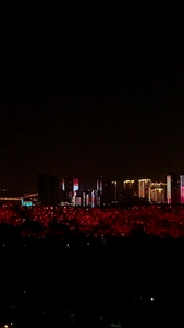 武汉城市灯光秀视频日转夜视频
