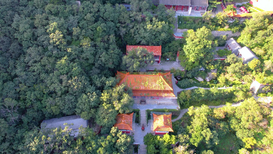 中国天津蓟县盘山风景区风光视频