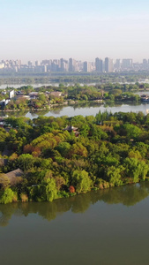 航拍5A景区徐州云龙湖风景区小南湖景区视频风景名胜视频