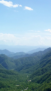 秦岭光头山脚下航拍光头山旅游视频