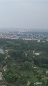 航拍山东菏泽曹州牡丹园4a景区 视频