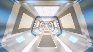 大气炫酷科技三维穿梭隧背景视频42秒视频