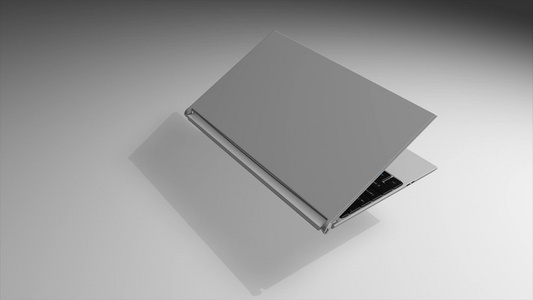 一个简单的笔记本电脑动画3D视频视频